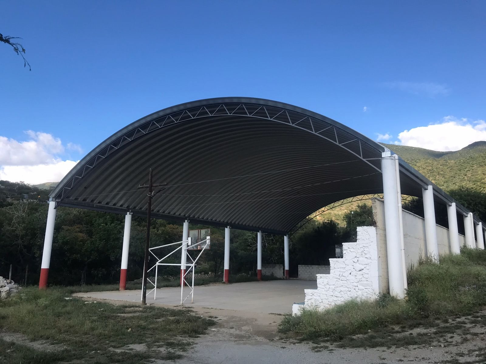 Arcotecho terminado en Tehuacán, Puebla